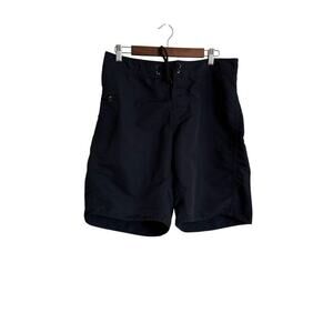Patagonia Men’s Size 34 Board Shorts Swim Trunks Navy Blue Nylon
